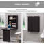 Bureau mural pliable - Bureau flottant multifonctionnel convertible | Facile à installer pour les zones de travail à domicile / d'étude