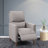 Upholstered Manual Pushback Recliner Armchair-720110222