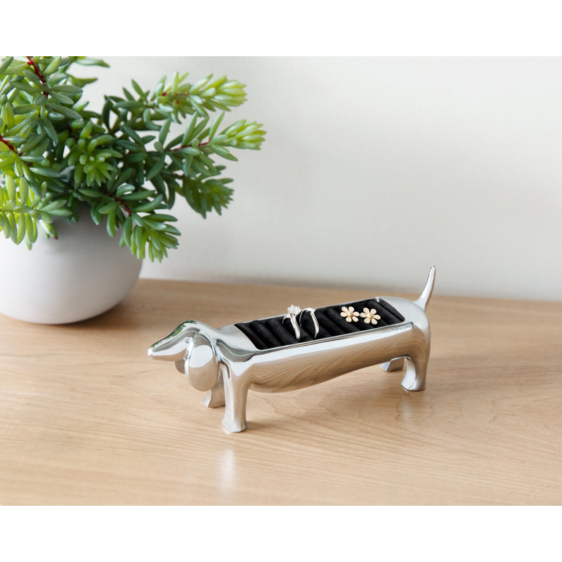 Porte-bagues Umbra Dachsie, Chrome chrome