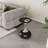 Fiontan Luxury Design Iron End Table, Minimalist Round Side Table For Small Space-854657991
