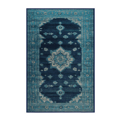 Machine Washable Overdyed Gray Area Rug