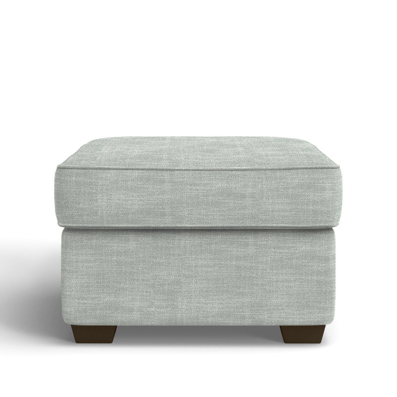 Gemi Upholstered Ottoman, Conversation Capri Basketweave