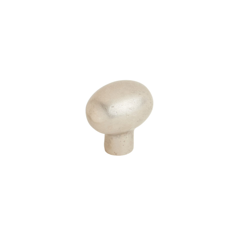 Emtek Sandcast Bronze Egg Cabinet Knob, 1.75''