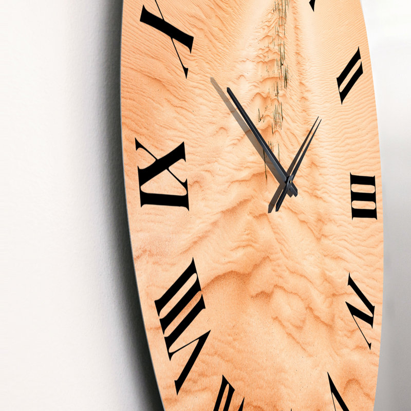 Rippled Sand in The Desert Ii - Horloge murale traditionnelle, Petit