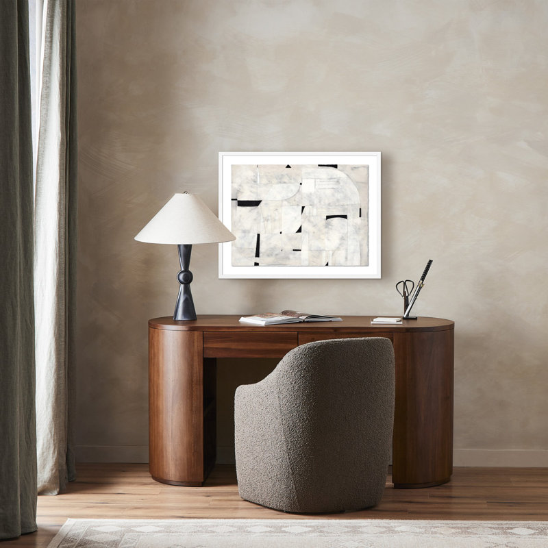 Another Dream Painting by Jess Engle, White Maple Framed, 25" H x 32" W