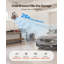Ventilateur mural avec lumières, ventilateur mural de 21 pouces avec télécommande, ventilateur mural à 6 vitesses, minuterie, inclinaison réglable à 360 ° pour la chambre à coucher, le garage, l'atelier (Compatible avec 4 douilles d'ampoule E26, aucune ampoule)