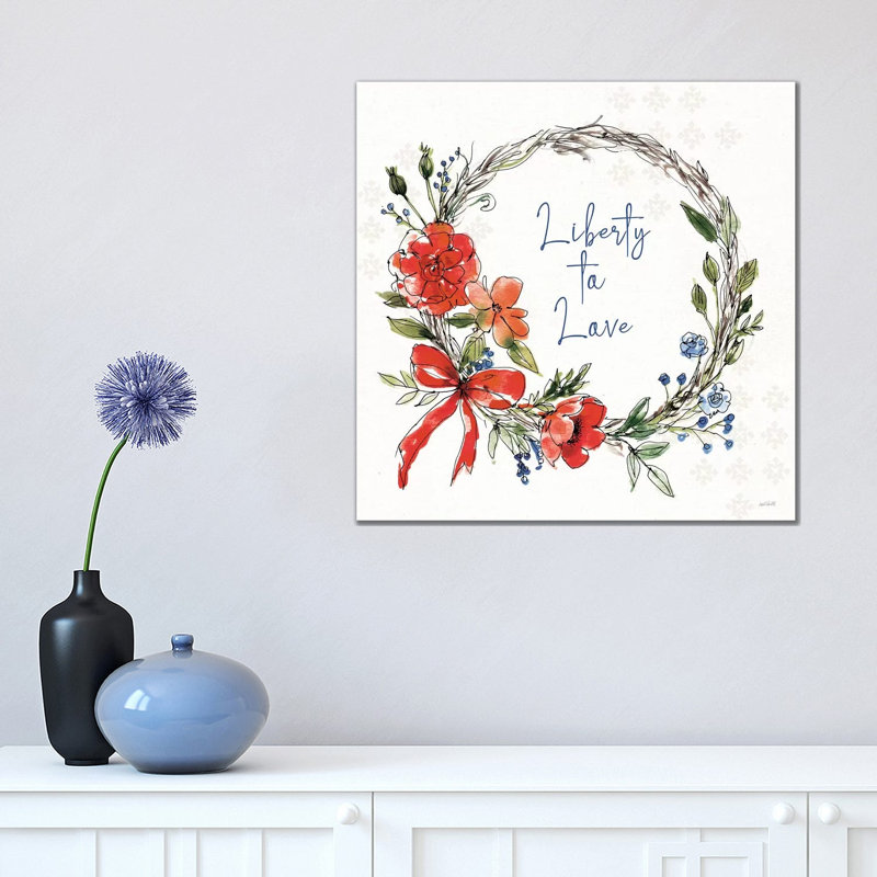 Americana Mood VI - Wrapped Canvas Print, 45.72 cm H x 45.72 cm W