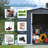 Galvanized Steel Horizontal Storage Shed