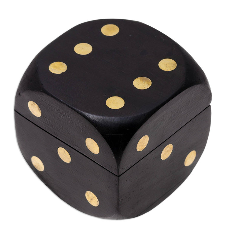 Boîte décorative en bois Cotler Elegant Dice