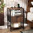 15 Inches Wide Nightstand - 1 Drawer, 2 Shelves, US Power Outlet-1459952591