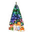 Arbre de Noël régulier en PVC artificiel vert-1135313858