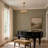 Parmer 21" W 6-Light Vintage Dimmable Chandelier, Spattered Antique Gold Finish for Dining Room