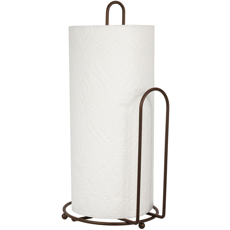 Support à papier essuie-tout bronzé