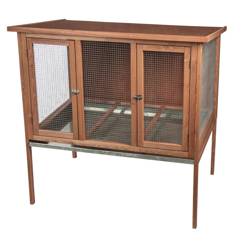 Cage à lapin double robuste