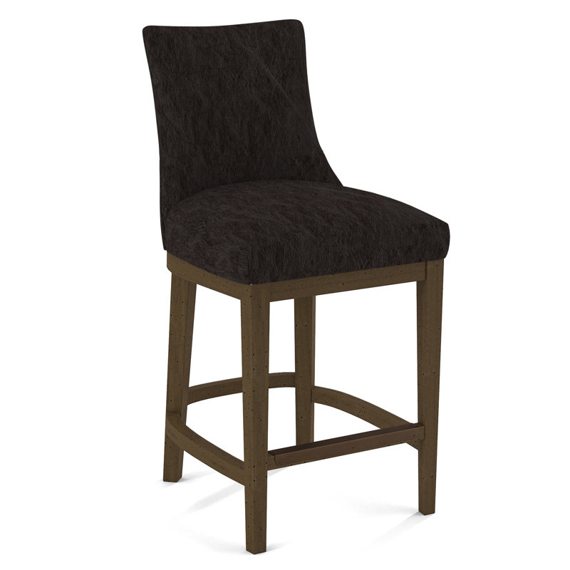 Upholstered Stool, Applause Bajah Ruby, White