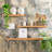 Harbour Housewares - Modern Floating Wall Shelf-61892227-61892228