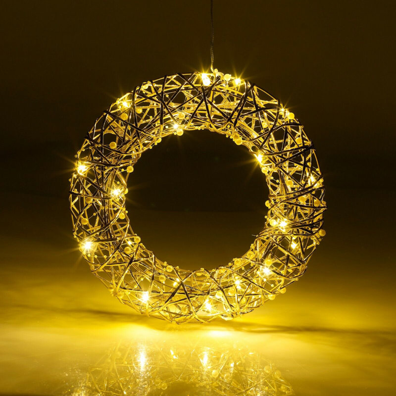 Christmas Decorative Accent, 40cm H x 40cm W X 8cm D