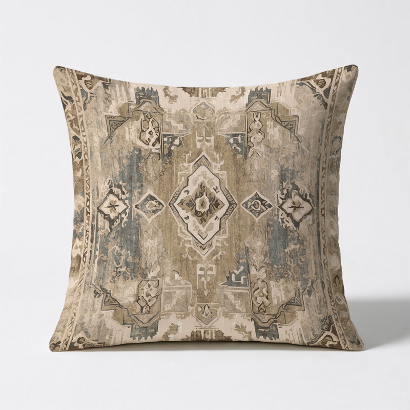 Historic Threads Indoor And Outdoor Throw Pillow, Square 16"