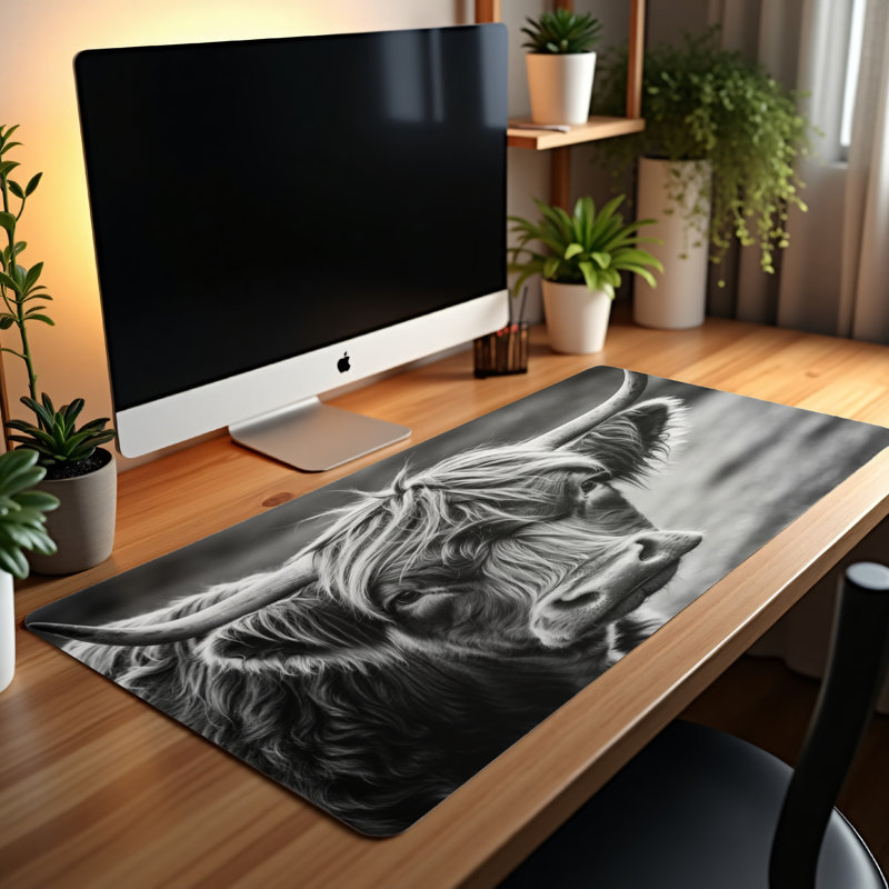 Polyester Desk Pad, 14.4x12.1