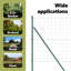 Powder-Coated Steel Border Fencing-613195836