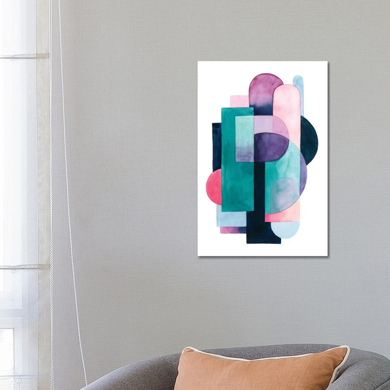 Urban Deco II by Grace Popp - Wrapped Canvas Painting, 66.04 cm H x 45.72 cm W