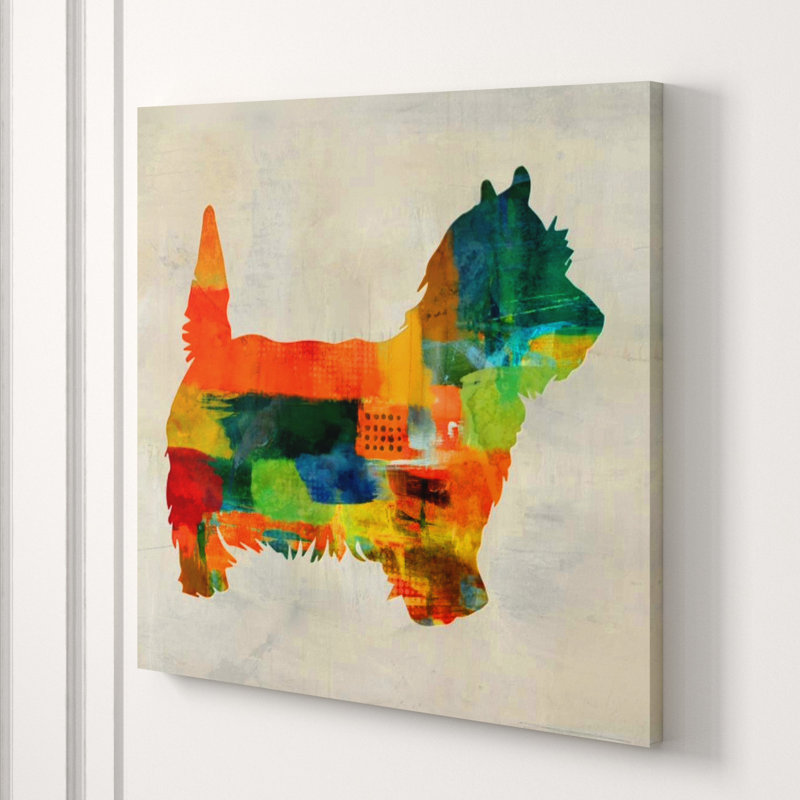 Colorful Hiking II Print by Isabella Burton, Glass Coat, 30" H x 30" W x 1.5" D