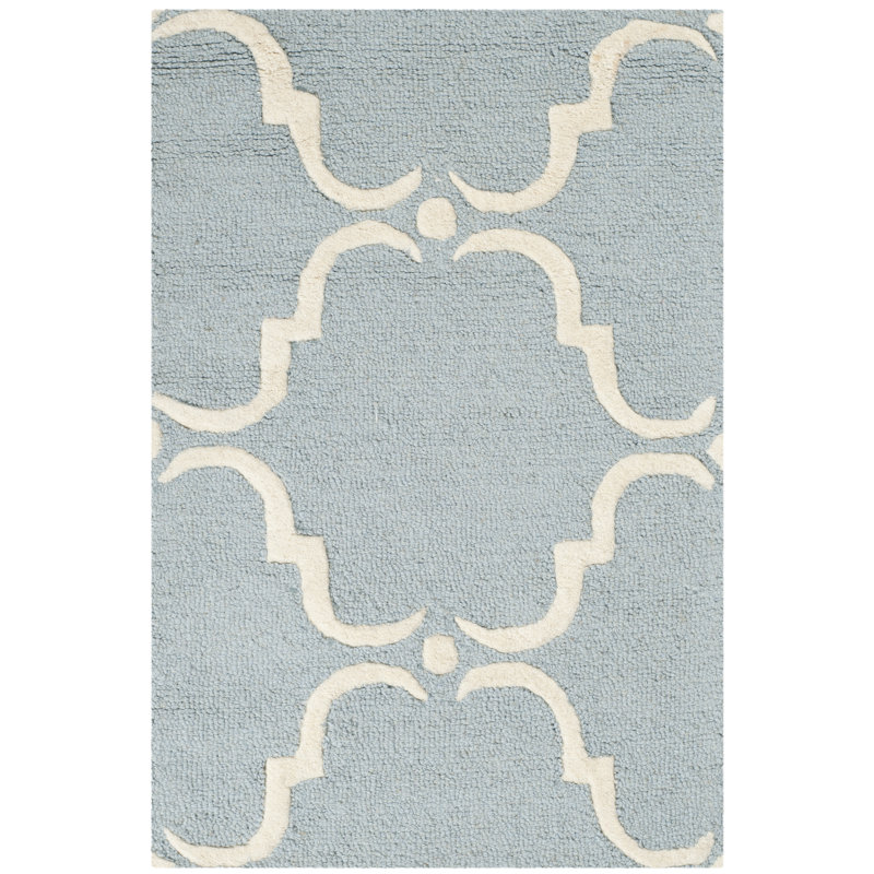 Tapis géométrique en laine touffeté à la main Jotvingis, Rectangle 2 pi x 3 pi