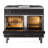 ILVE Nostalgie II Series 40 inch Dual Fuel Range with 6 Sealed Burners, Griddle (Glass Door)-99299518-99299491