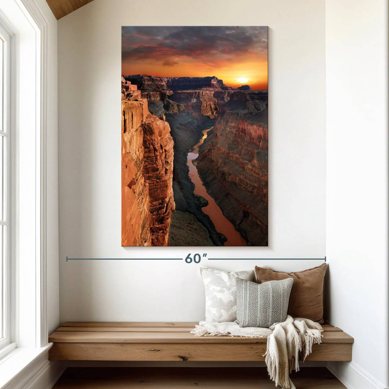 Alvord Craggy Canyon Plains, H 51 po x l 34 po