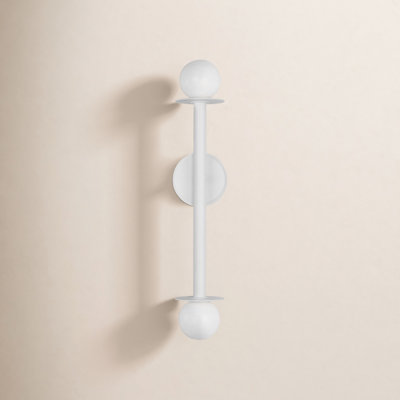 Nodes 2 Light Frosted Dimmable Vanity Light
