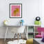 «Leopard on Pink Serenade», reproduction d'art sous verre, conception de Kim Allen-1700406025-1700406031