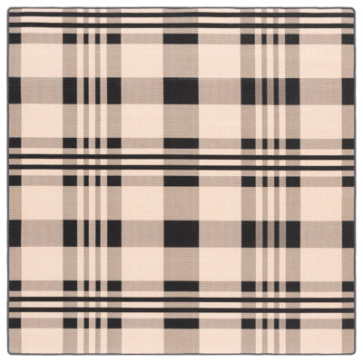 Natural Fiber 157 Sisal Pile Plaid Rug