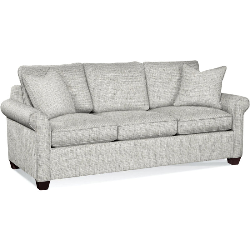 Park Lane Sofa, Brown Geometric, 0456-33, Java Finish