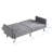 Grey Folding Bed For A Compact Office Space Convertible With Versatile Use-337259580