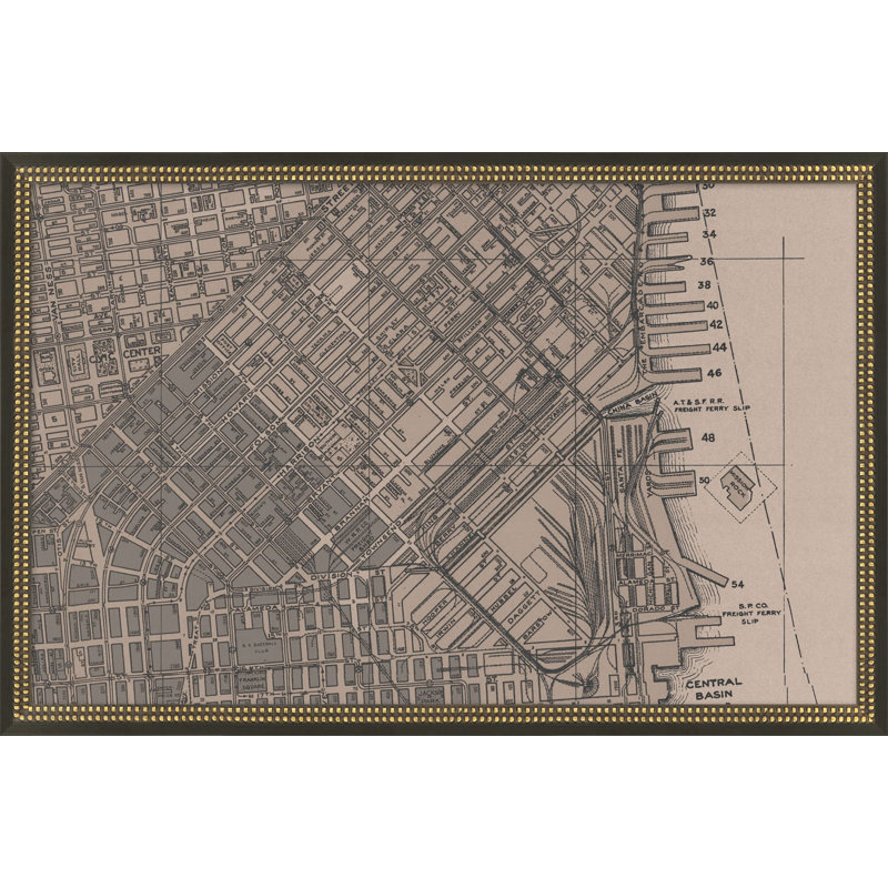 San Francisco, grille rétro carte F