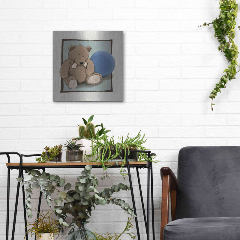 «Teddy Bear And Ball» par GraphINC, H 12 po x l 12 po