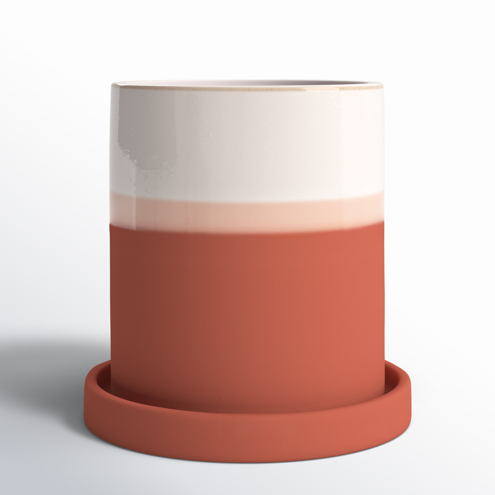 Edson Handmade Ceramic Pot Planter, 4,25" H x 4.5" W x 4.5" D