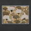 "Neutre", motif floral botanique avec feuilles de ginkgo, impression encadrée-1311710267-1311710270