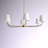 6 - Light Steel Dimmable Chandelier-166233717
