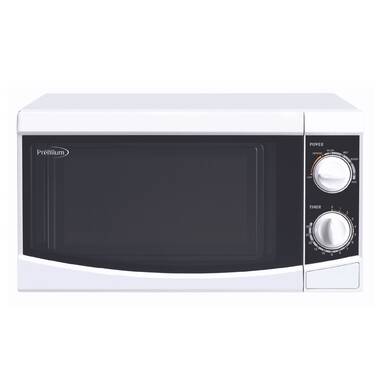 Commercial Chef CHM660W 0.6 cu. ft. Microwave Oven, 600W Countertop Rotary,  White 