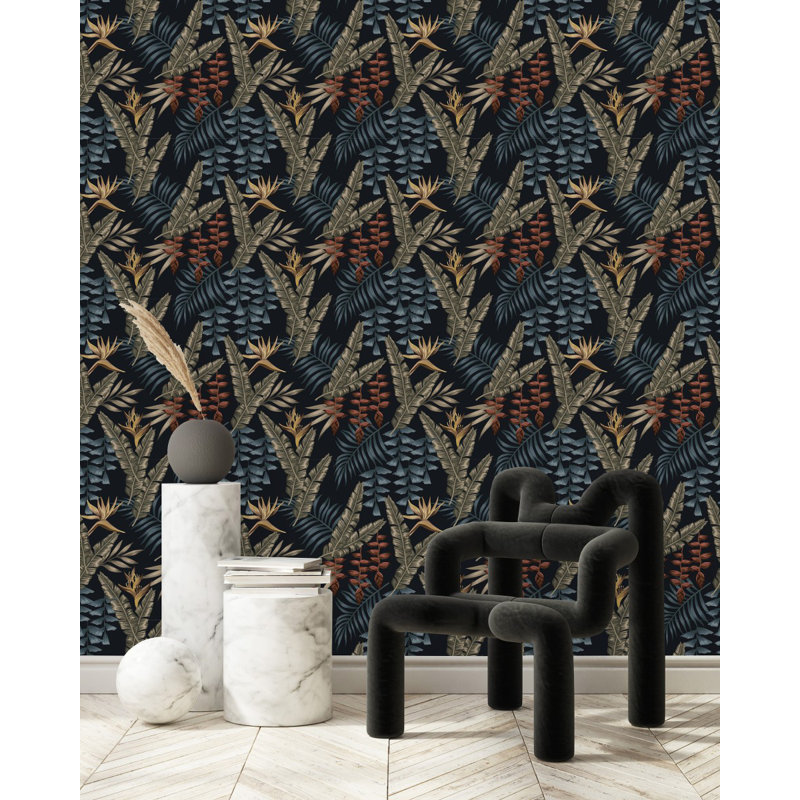 Carreau de papier peint l 25 po Kalona, L 2,08 pi x L 18,75 pi