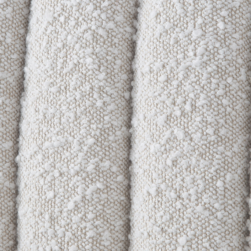 Nash Tufted Panel Bed, Cream Boucle Fabric, King