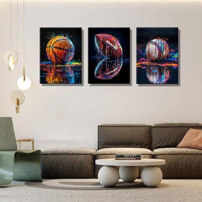 3 Piece Wrapped Canvas Print