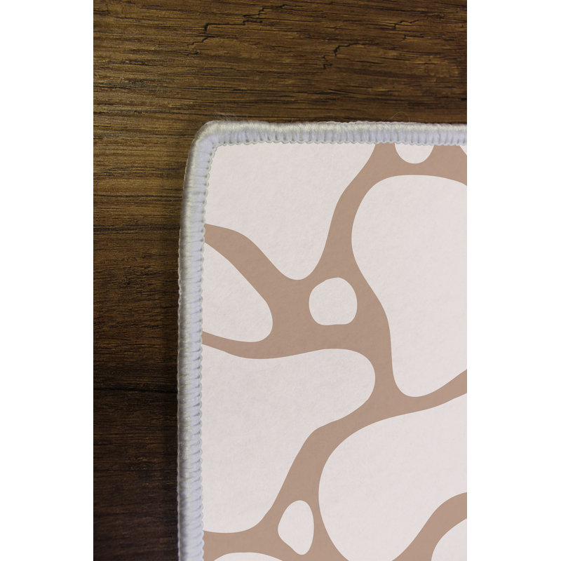 Elegant Machine Washable Area Rug, 100% Polyester, 70.9 x 110.2 inches | Non-Slip PVC Dot Underside, 0.3 in Pile Height | 3D Digital Print Design, Durable & Easy Care for Living Room, Bedroom, & Dining Spaces