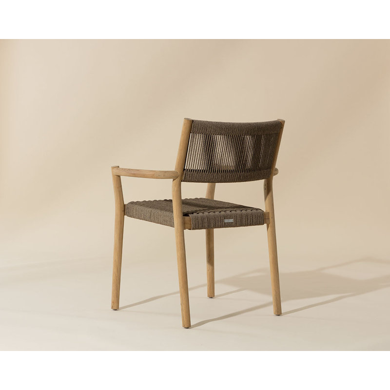 Outdoor Dining Armchair, Natural