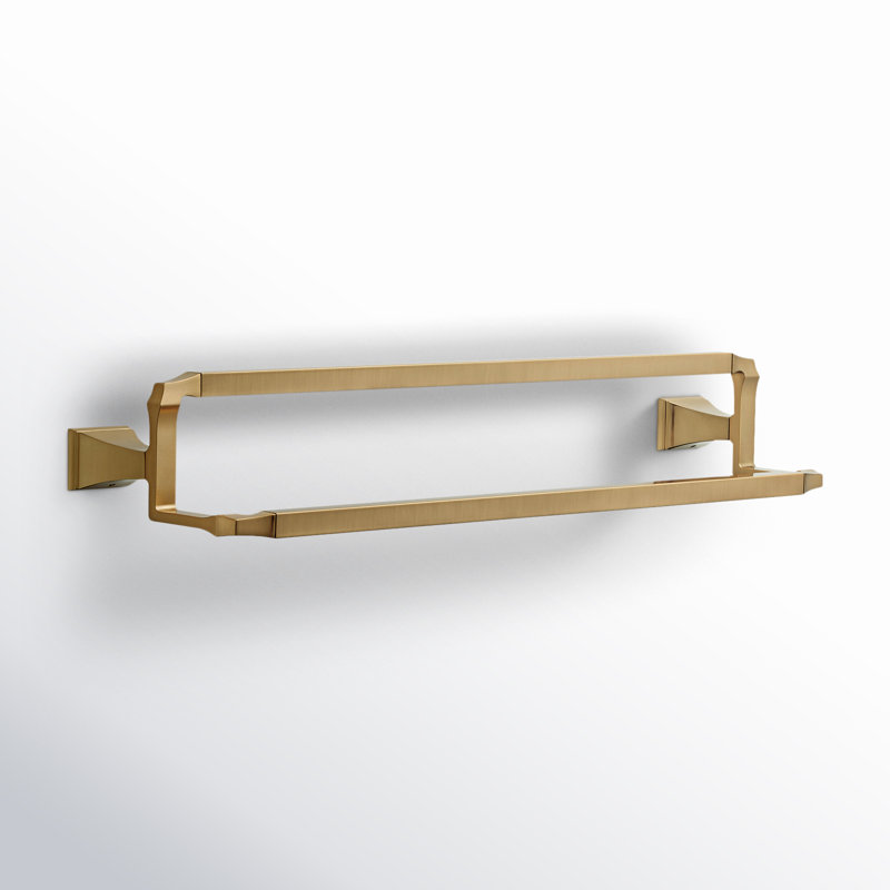 Dryden 26" Wall-Mounted Towel Bar, Brilliance Champagne Bronze