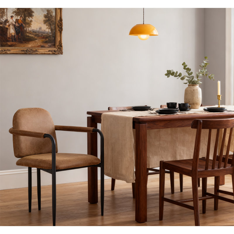 Chaise de salle à manger avec cadre