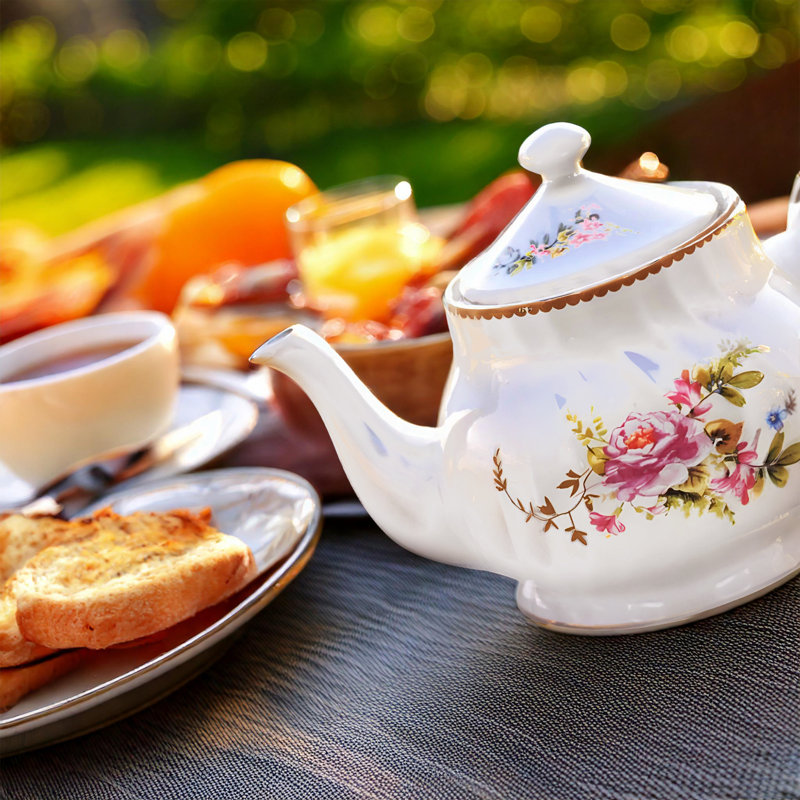 Théière en porcelaine 37 oz Rabia