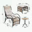 Ensemble de patio d'extérieur 3 pièces en osier avec méridienne et coussins, repose-pieds-1329514070