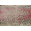 Tapis turc vintage fait à la main avec motif floral rose et crème idéal pour un décor bohème